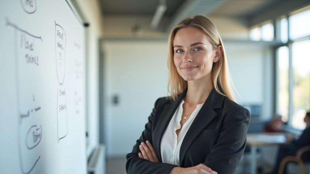 Mentor die een team begeleidt bij het stellen van beter geformuleerde vragen
